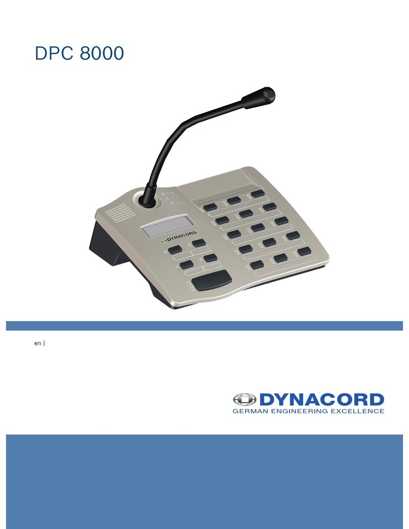 Dynacord DPC 8000 manual