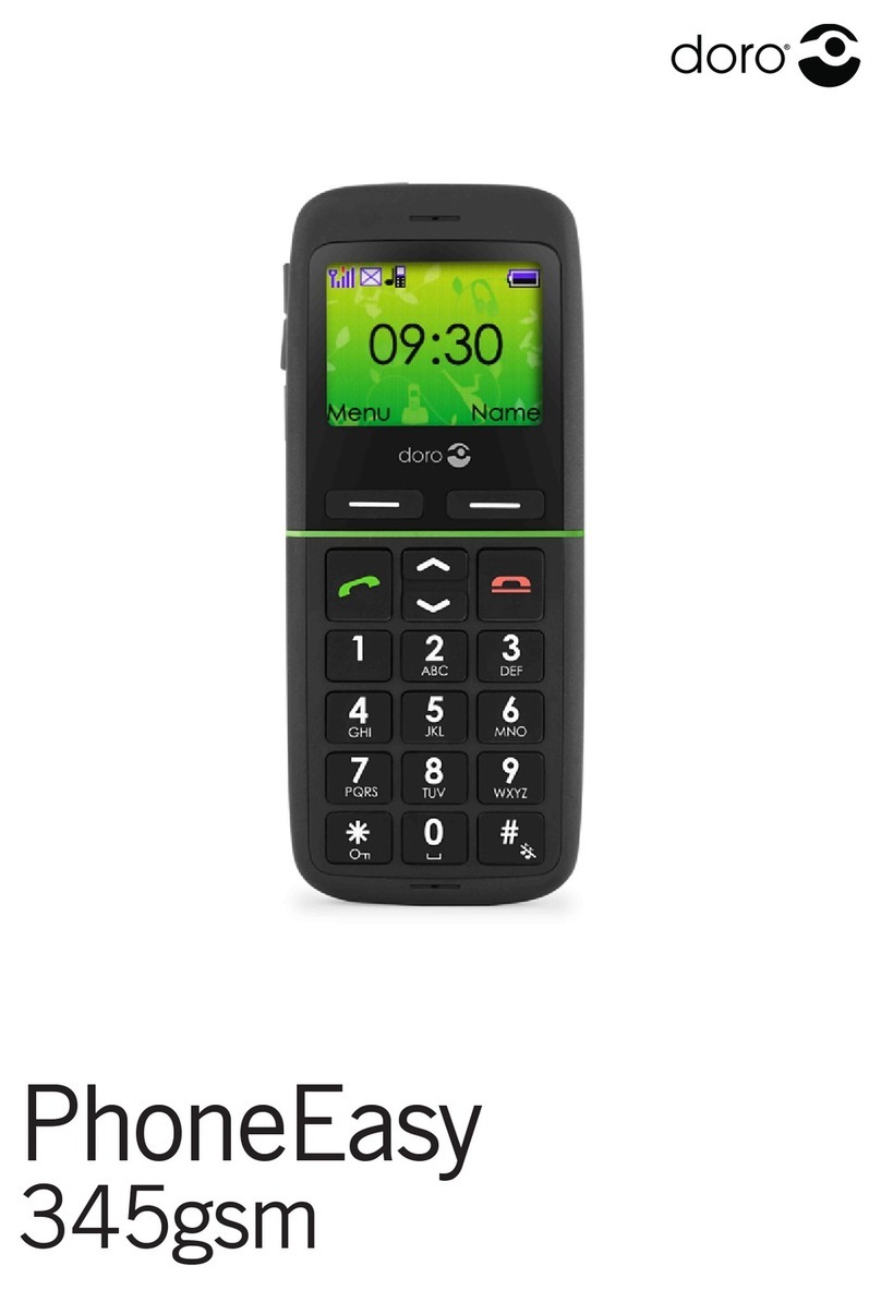 Doro PhoneEasy 345gsm User manual
