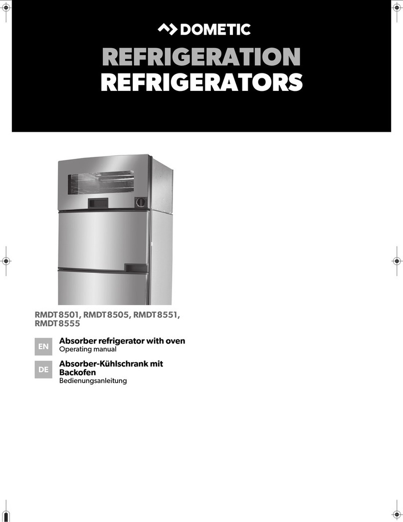 Dometic RMDT8501 User manual