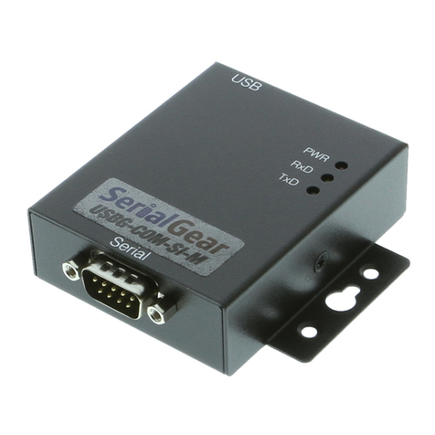 CoolGear USB-COM-Si-M User manual