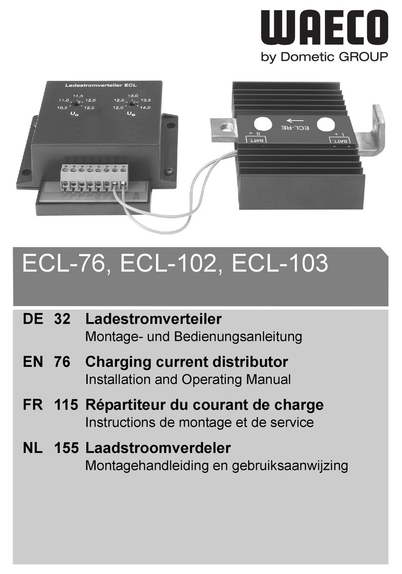 Waeco ECL-76 Installation and operating manual