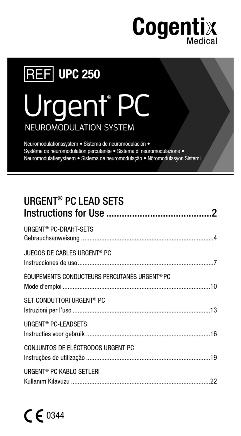Cogentix Medical UPC 250 Instructions for use
