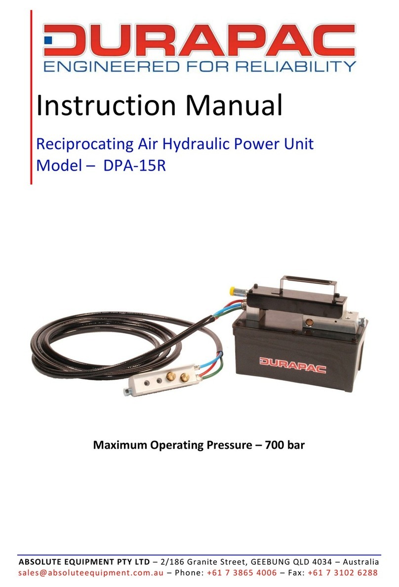 Durapac DPA-15R instruction manual