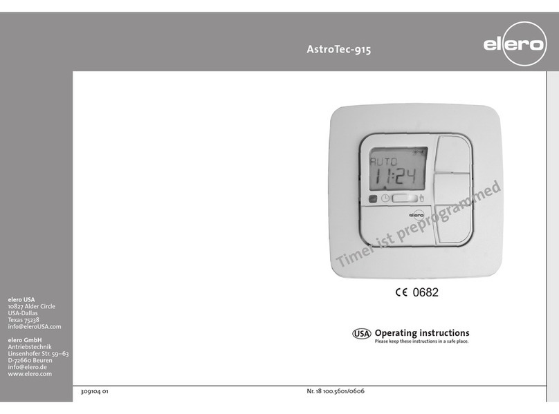 elero AstroTec-915ac operating instructions