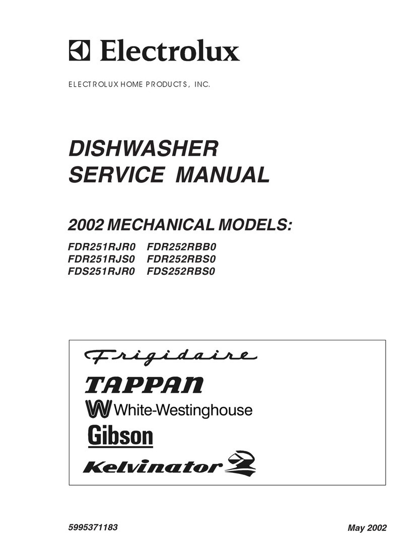 Electrolux FDR251RJR0 Service manual