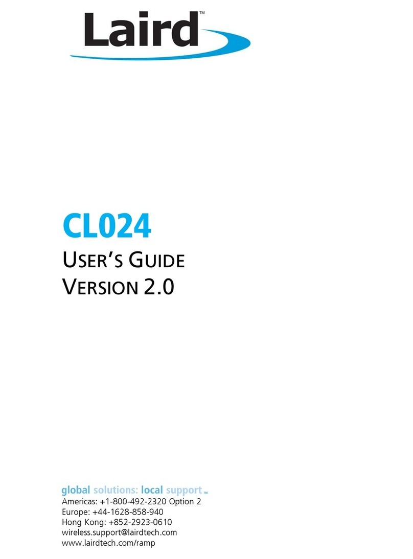 Laird CL024 User manual Laird CL024 User manual