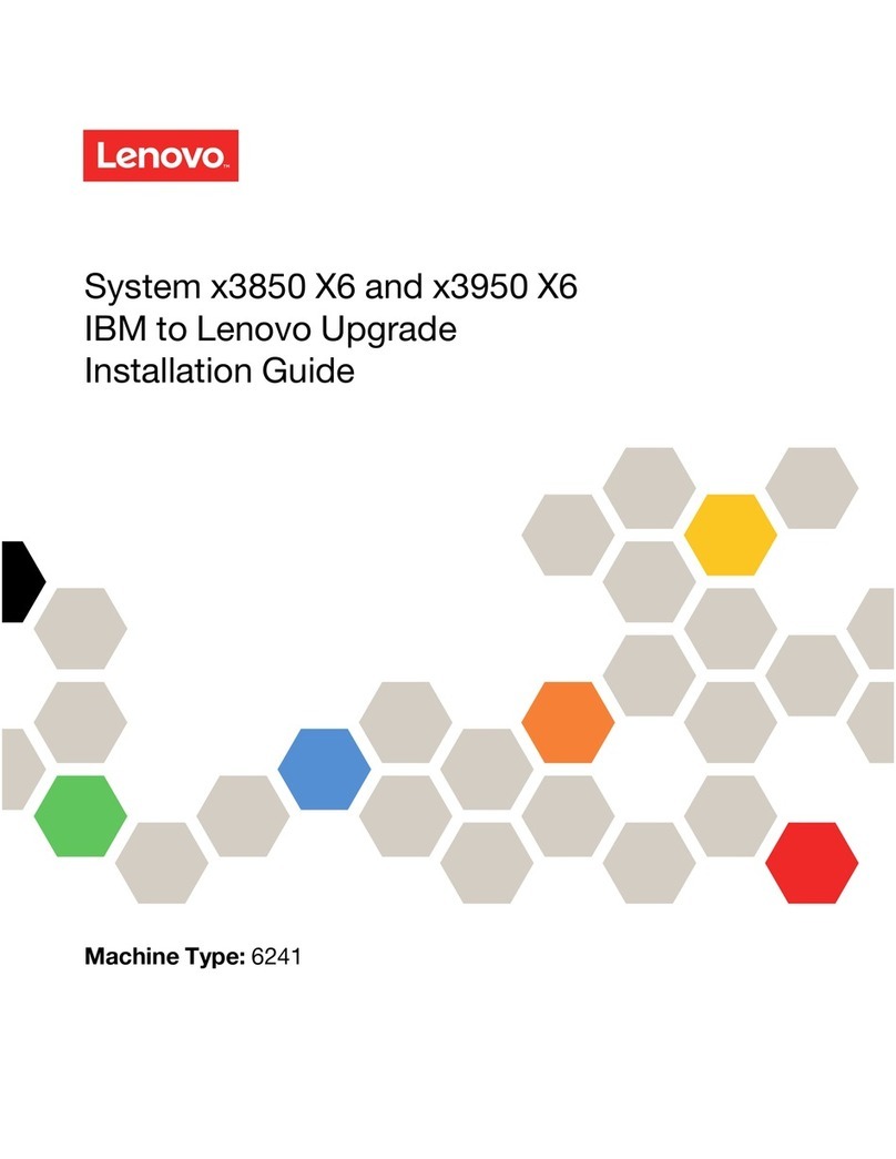 Lenovo System x3850 X6 User manual Lenovo System x3850 X6 User manual