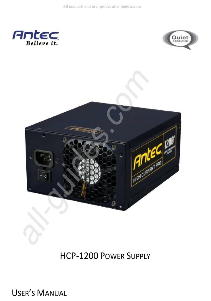 Antec HCP-1200 User manual
