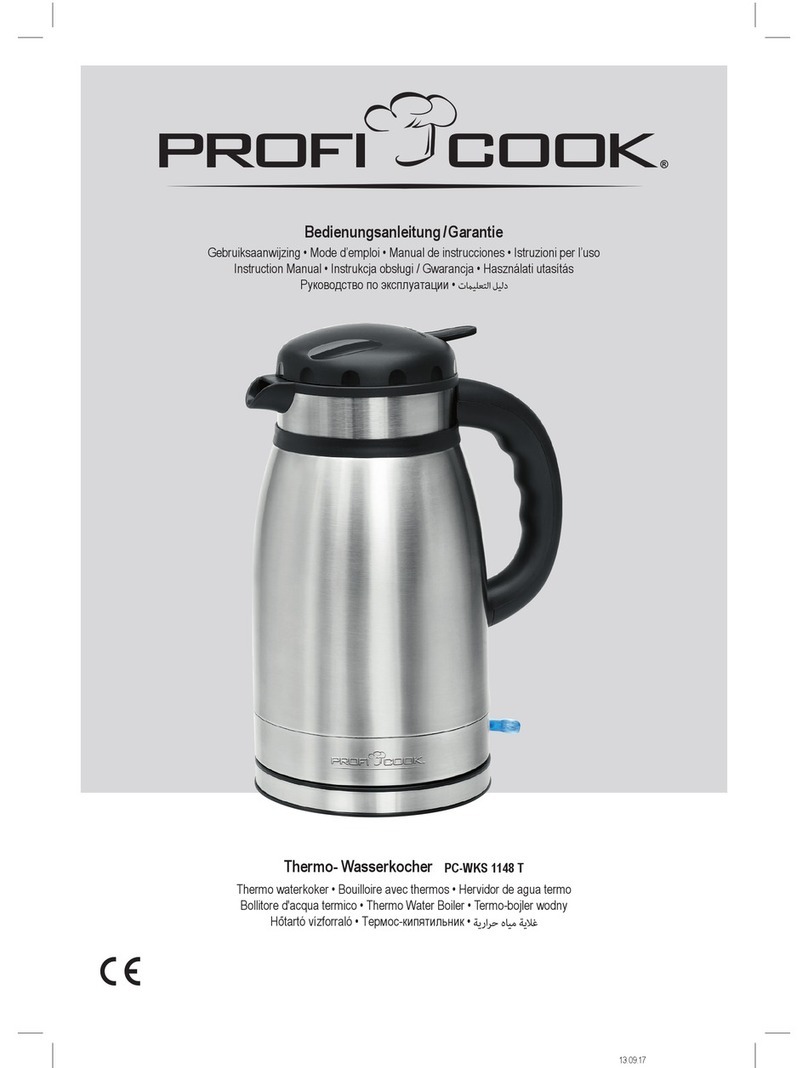 Proficook PC-WKS 1148 T instruction manual