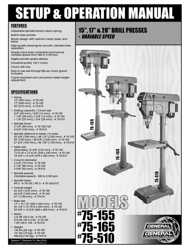 General International 75-155 Setup & operation manual
