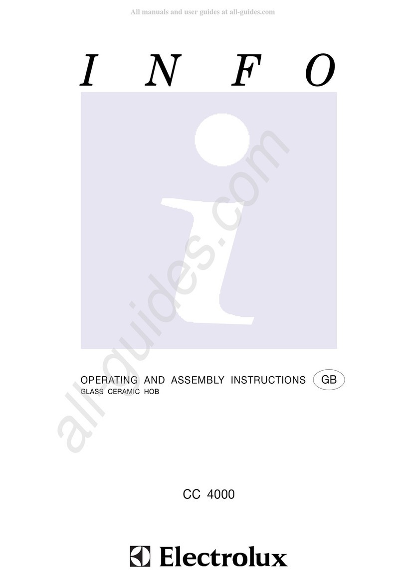 Electrolux CC 4000 Operating and assembly instructions