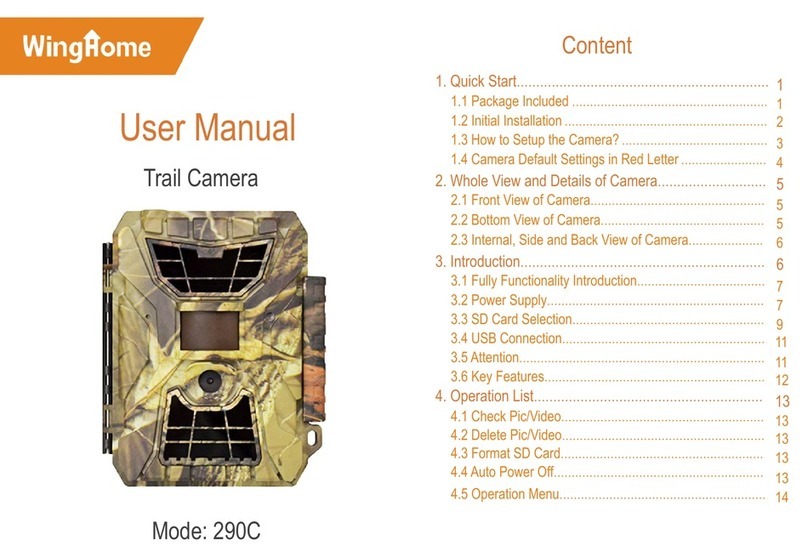 WingHome 290C User manual