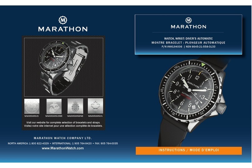 Marathon Diver’s Automatic Instructions for use