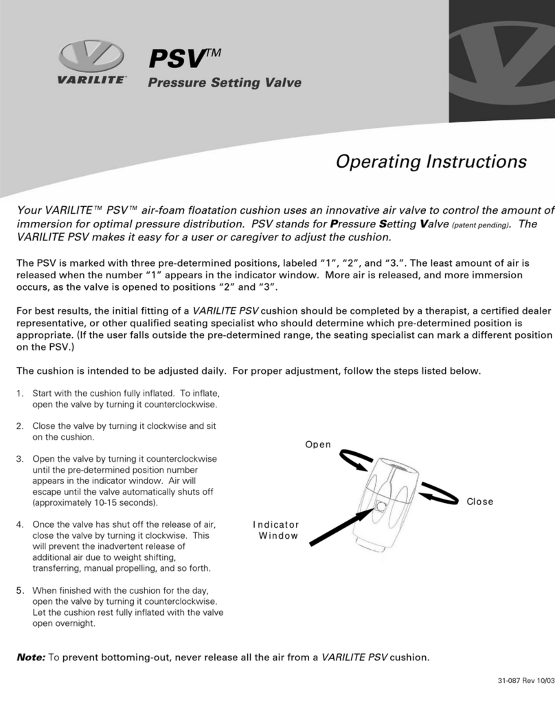 Vari Lite PSV operating instructions Vari Lite PSV operating instructions