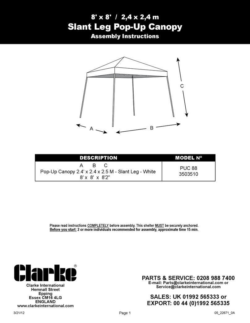 Clarke PUC 88 User manual