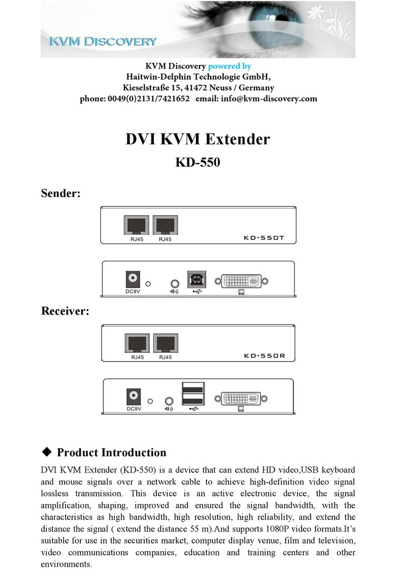 KVM Discovery KD-550 user manual