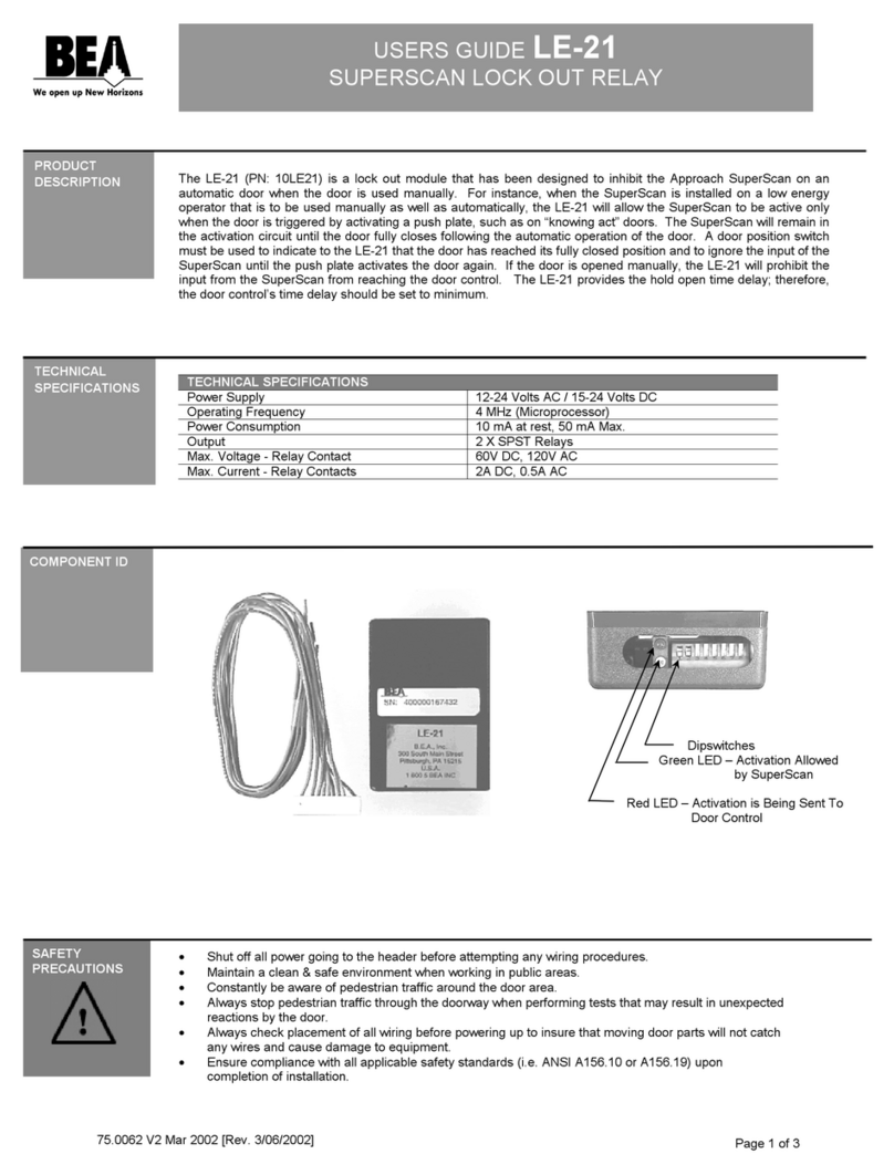 BEA LE-21 user guide