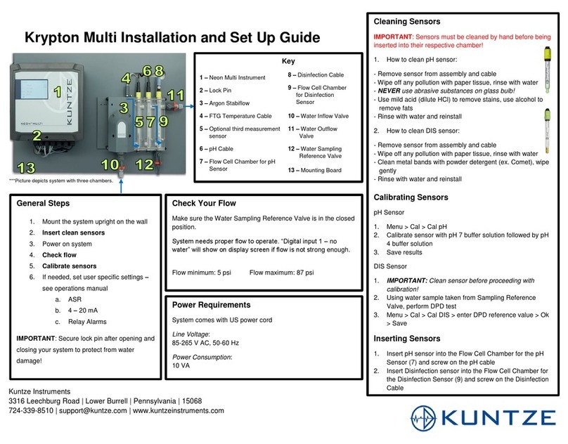 Kuntze Krypton Multi Installation and setup guide