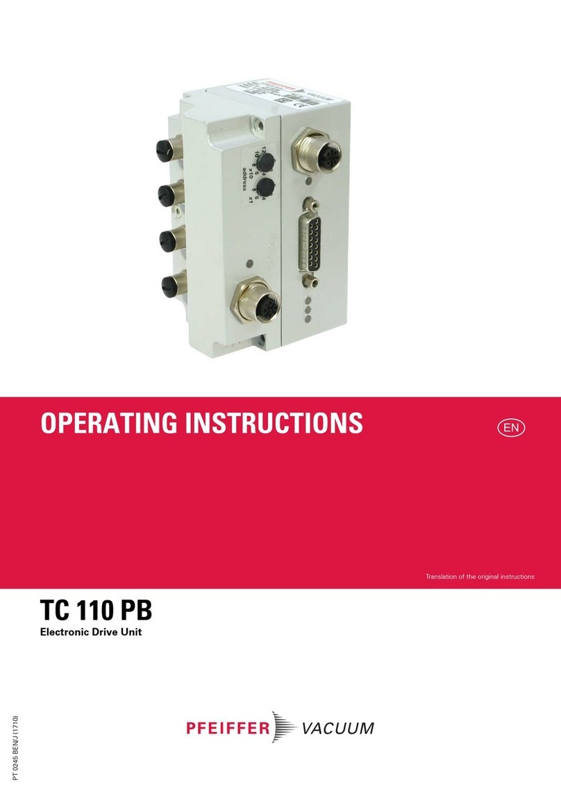 Pfeiffer TC 110 PB operating instructions Pfeiffer TC 110 PB operating instructions