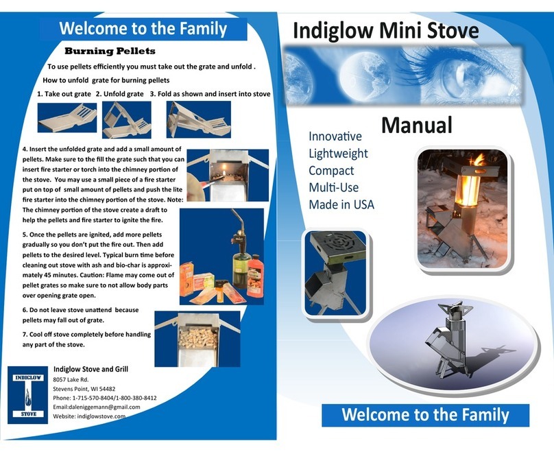 Indiglow Mini Stove user manual