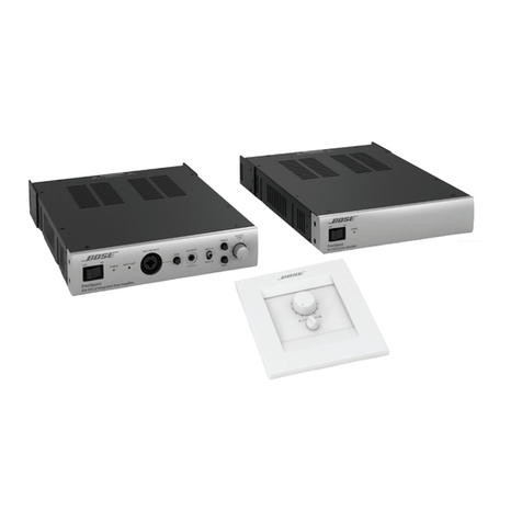 Bose FreeSpace IZA 190-HZ Installation and operating guide