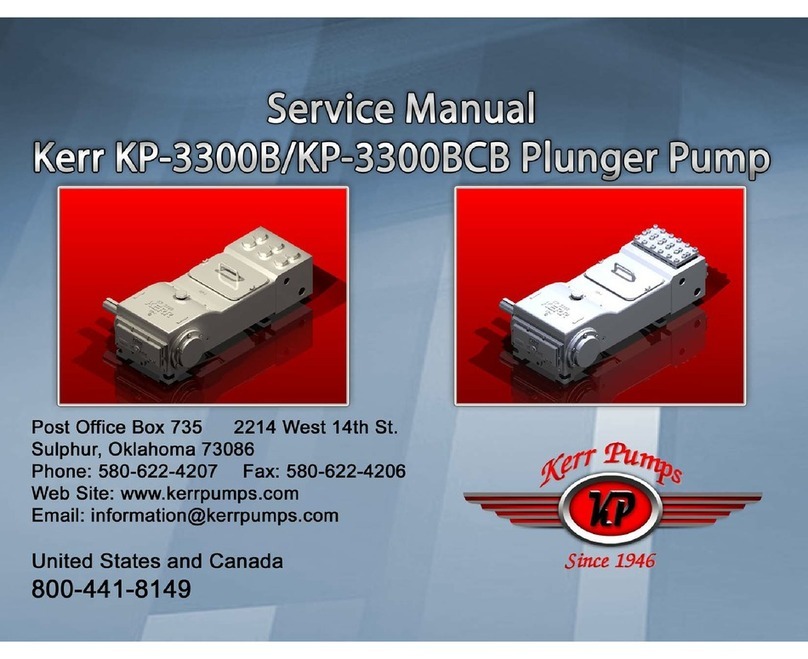 KERR KP-3300B Service manual