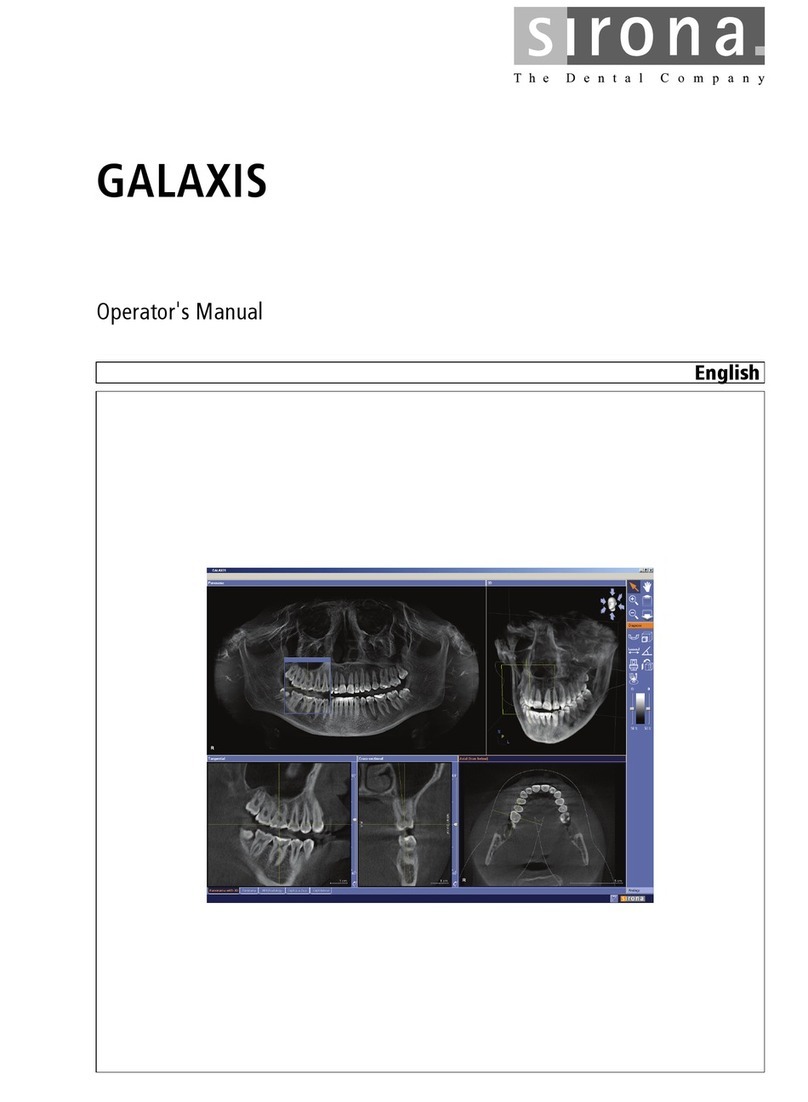 Sirona Galaxis User manual