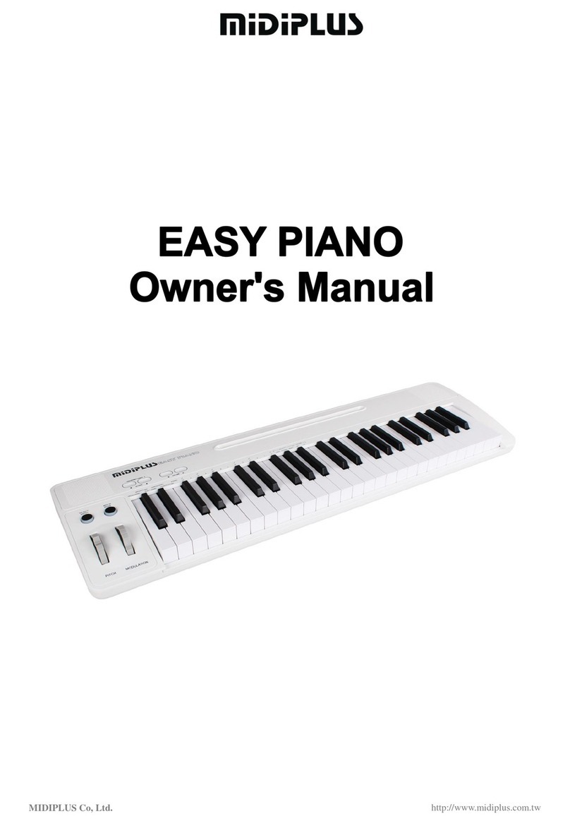 midiplus EASY PIANO owner's manual