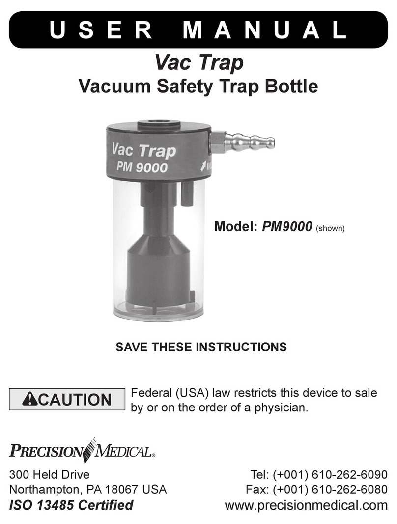 Precision Medical Vac Trap PM9000 user manual
