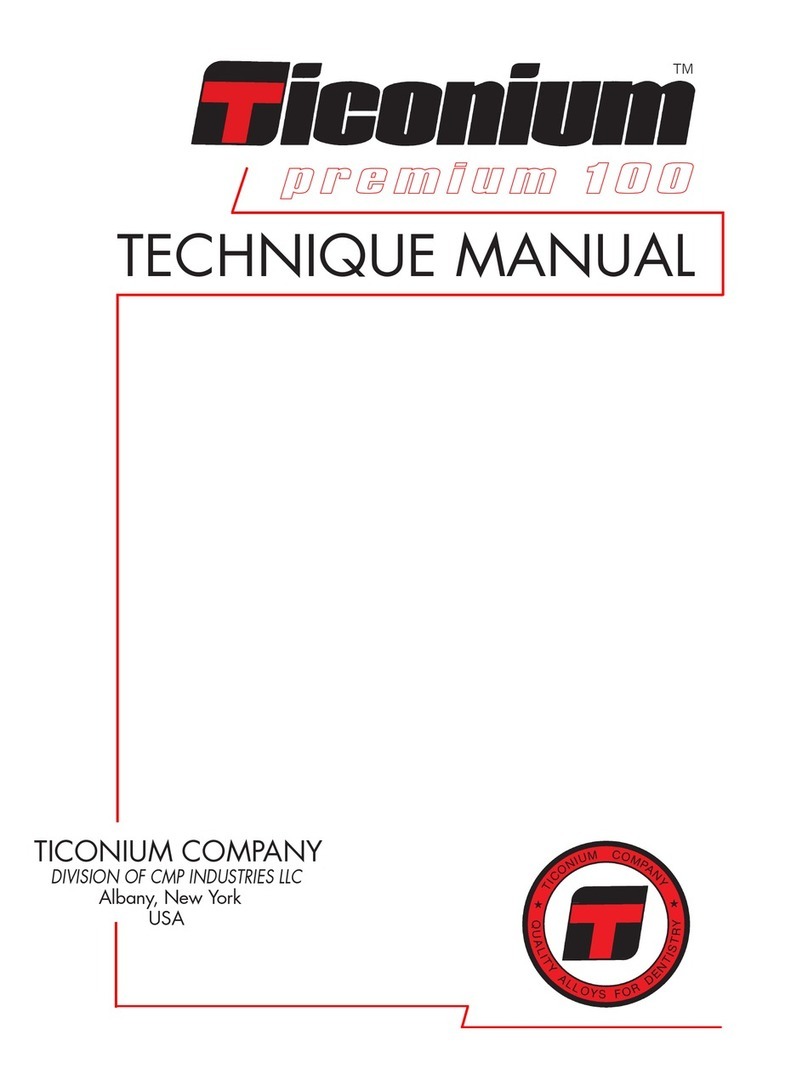 Ticonium Premium 100 TECHNIQUE MANUAL