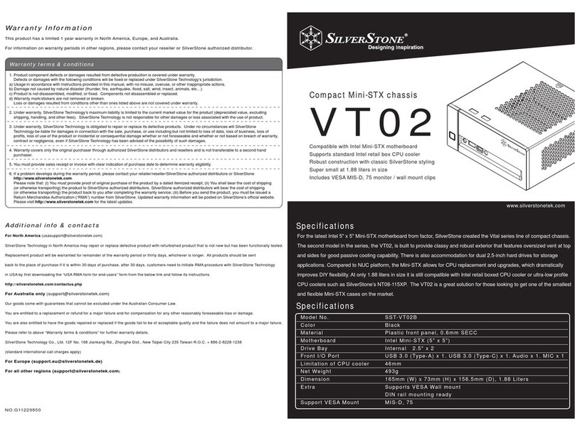 SilverStone VT02 manual