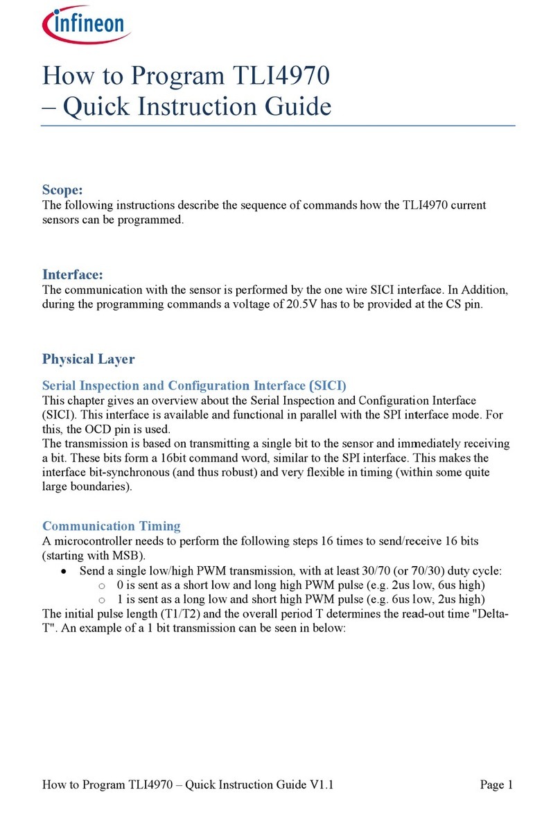 Infineon TLI4970 Quick instruction guide