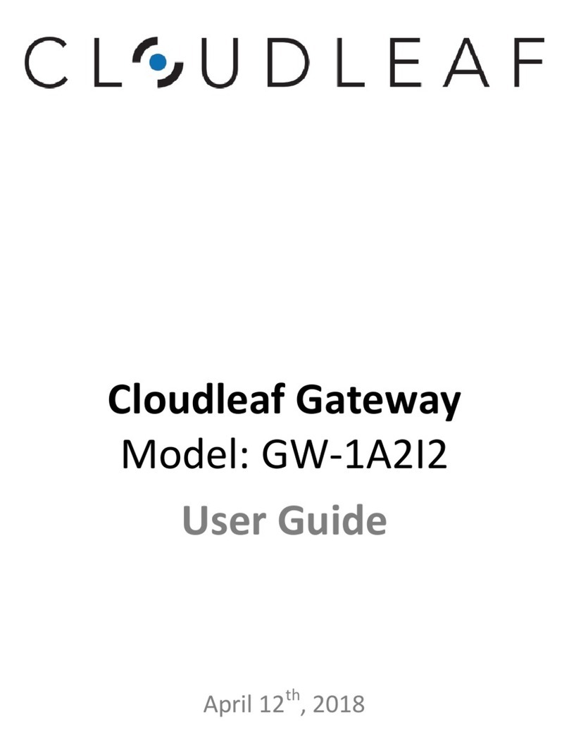 Cloudleaf GW-1A2I2 user guide