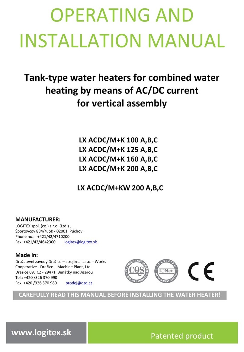 Logitex LX ACDC/M+K 125 A OPERATING AND INSTALLATION Manual Logitex LX ACDC/M+K 125 A OPERATING AND INSTALLATION Manual