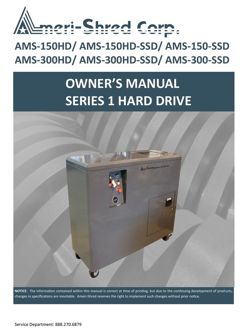 Ameri-Shred Series 1 owner's manual