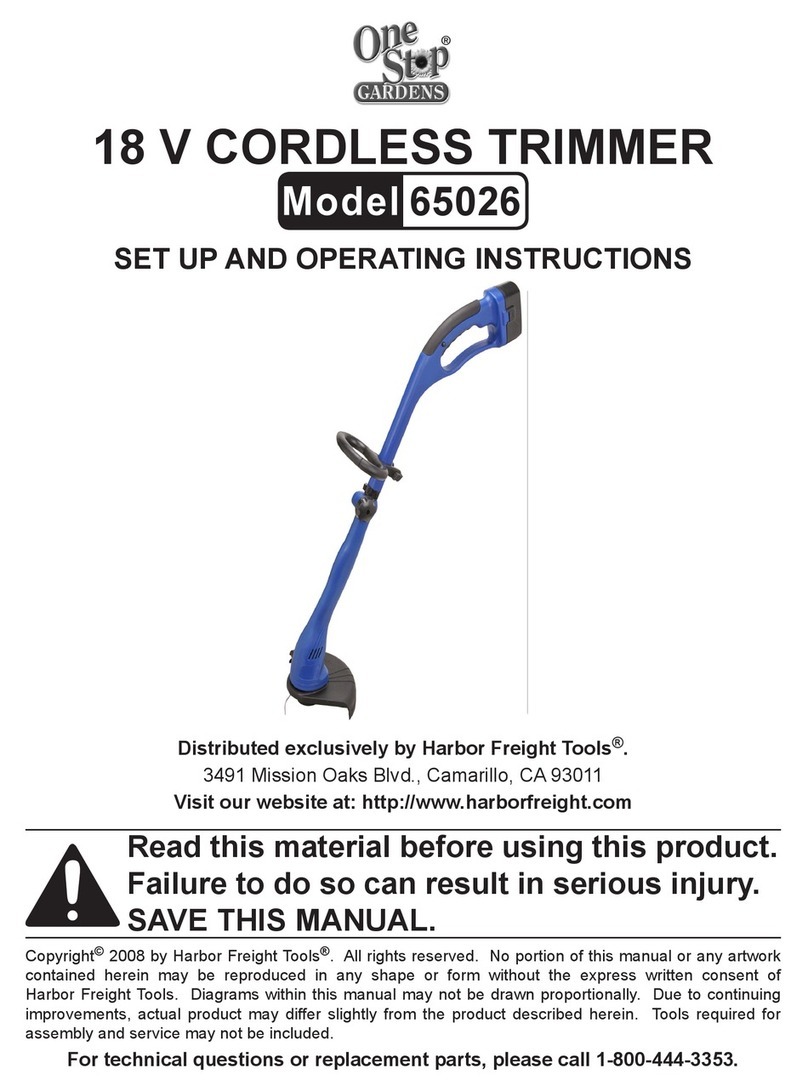 One Stop Gardens 65026 Set up and operating instructions