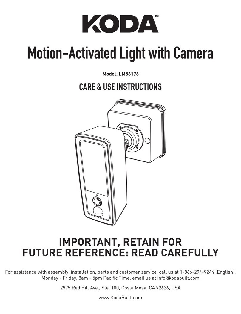 KODA LM56176 Care & use instructions