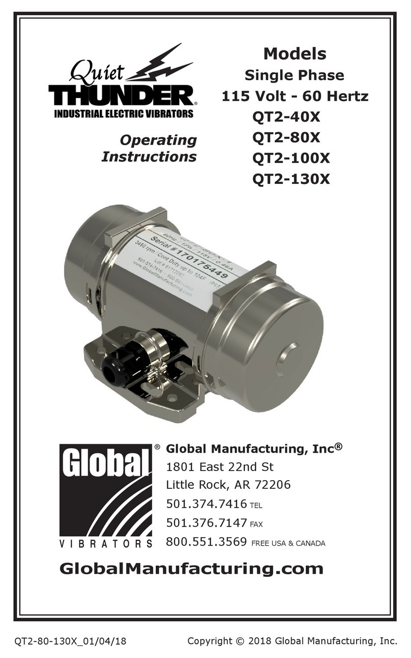 Global Manufacturing Quiet Thunder QT2-40X operating instructions Global Manufacturing Quiet Thunder QT2-40X operating instructions