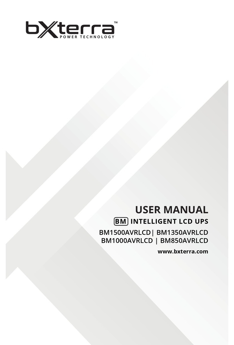 bXterra BM1500AVRLCD user manual