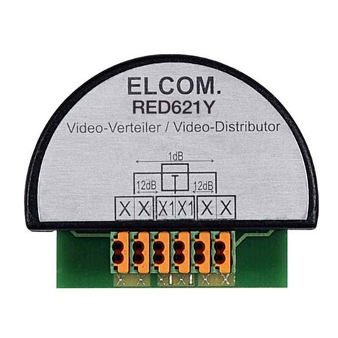 ELCOM RED61..Y Series Operating and assembly instructions