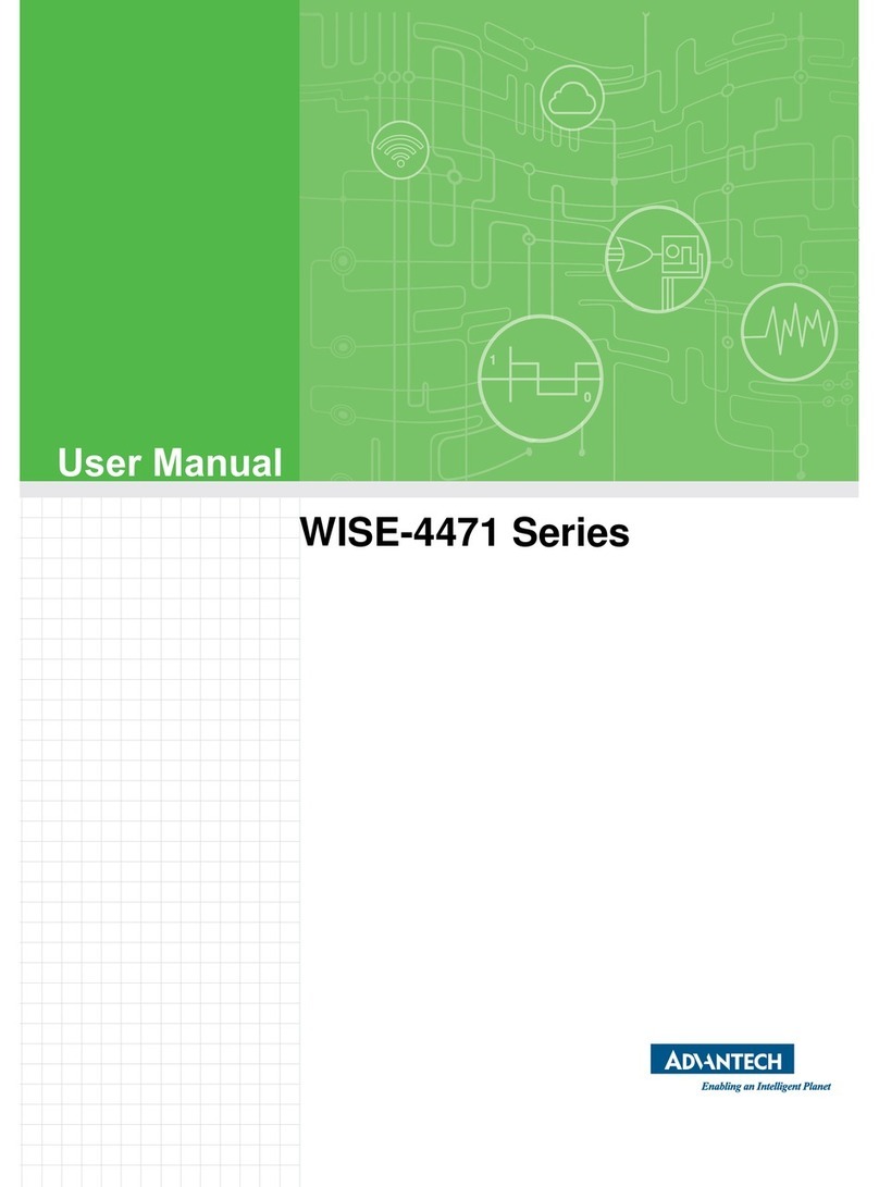 Advantech WISE-4471 Series User manual