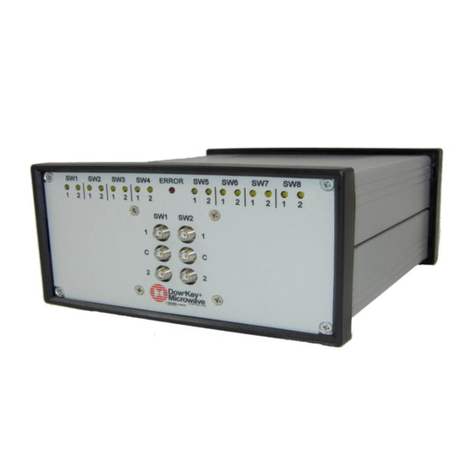 Dow-Key Microwave MMS Mini-Matrix Operator's manual