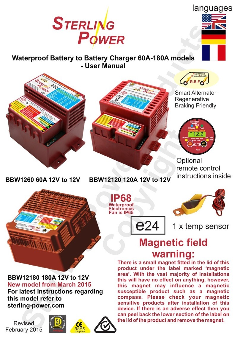 Sterling Power BBW1260 user manual