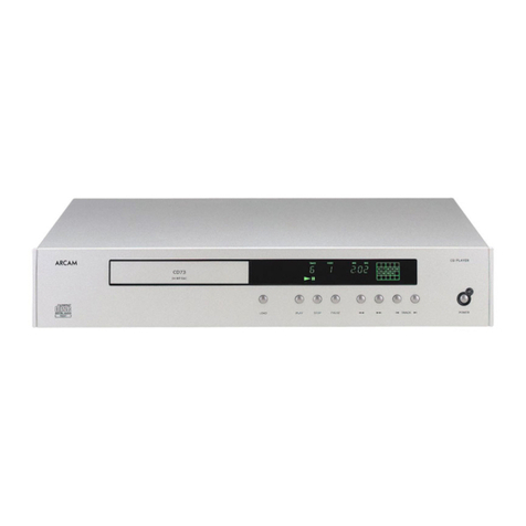 Arcam DiVA CD73 User manual