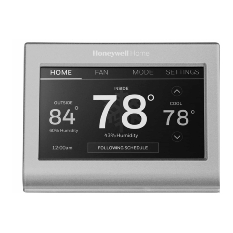 Honeywell RTH9585 Wi-Fi quick start guide