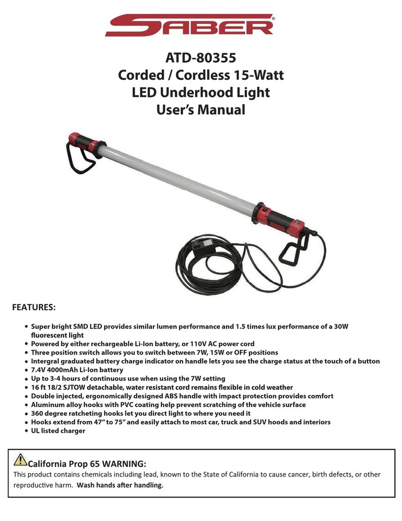 Saber Compact ATD-80355 user manual