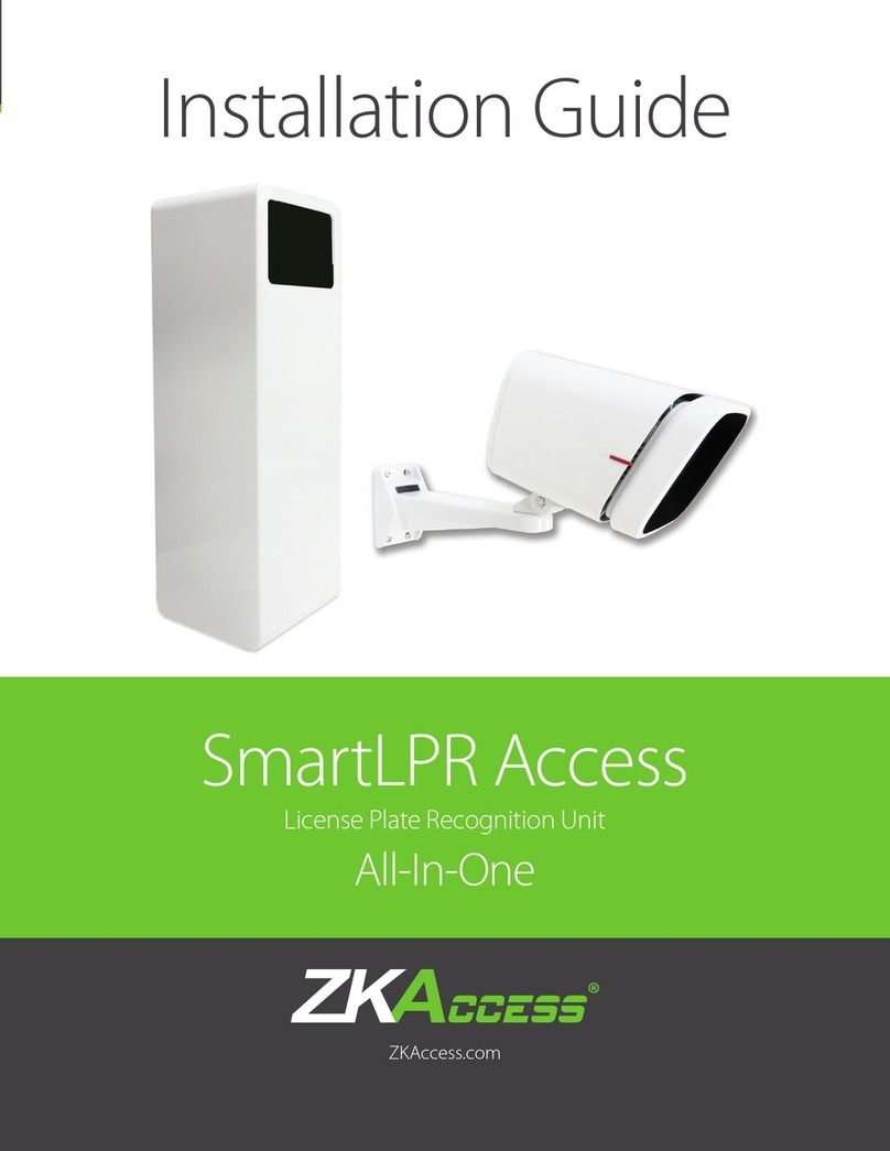 ZKaccess SmartLPR Access installation guide