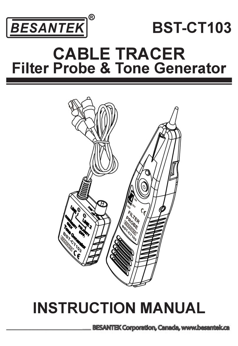 Besantek CABLE TRACER BST-CT103 instruction manual