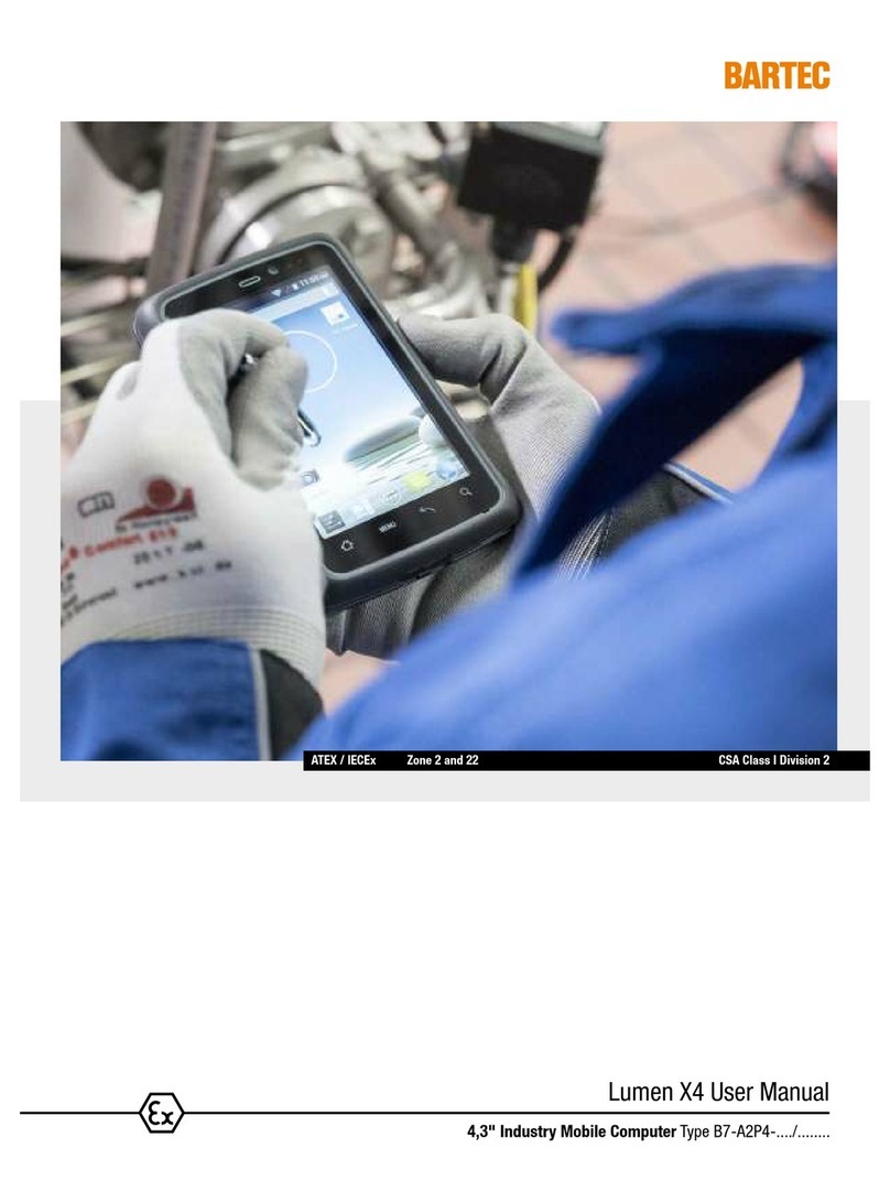 Bartec LUMEN X4 User manual Bartec LUMEN X4 User manual