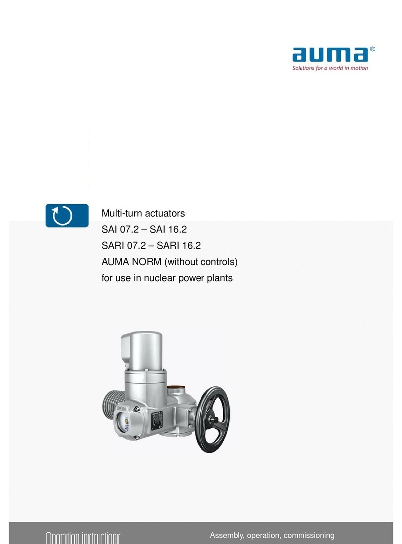 AUMA SAI 07.2 Operation instructions